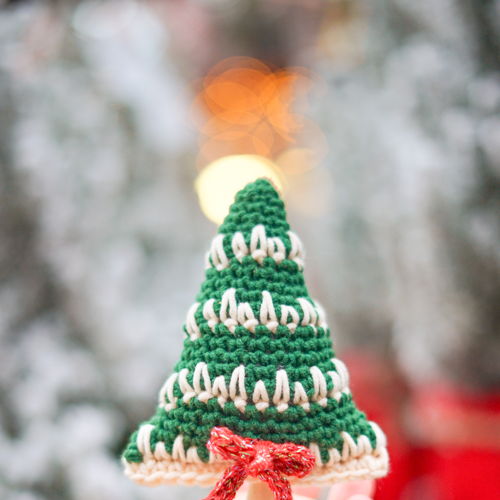 Gehäkelter Weihnachtsbaum