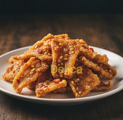 Da Gà Sốt Mắm Tỏi