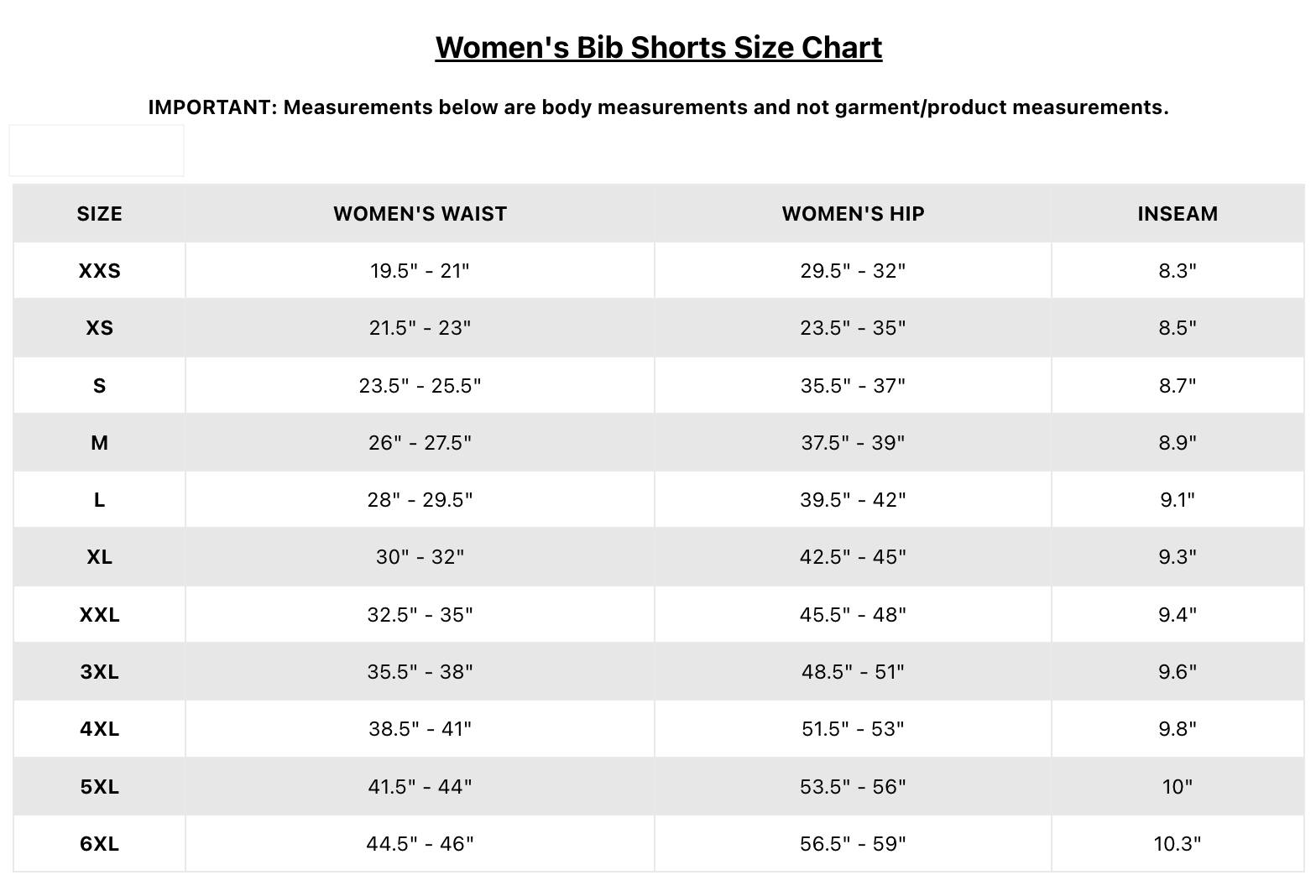 BB Size Charts– Bicycle Booth