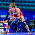 Image of Jenna Burkert wrestling at 2019 pan american games