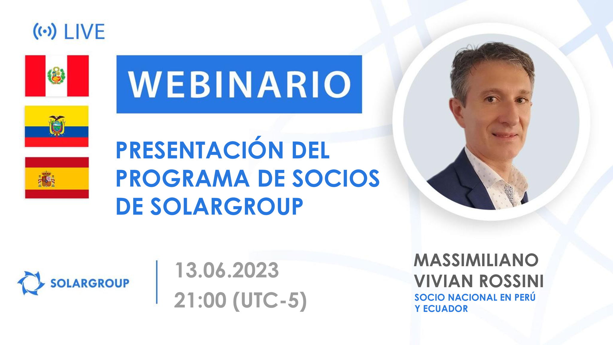 Peru. Presentación del programa de socios de SOLARGROUP
