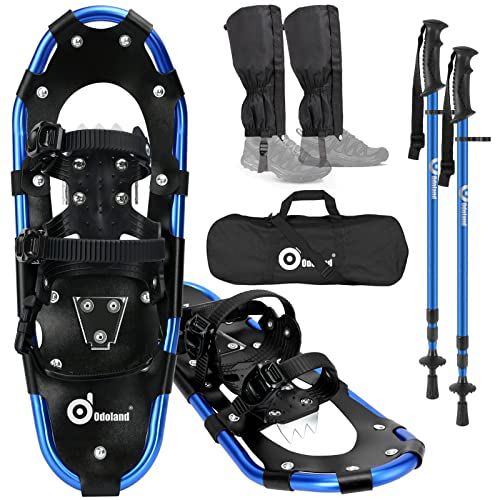 Odoland 4in1 Snowshoes vs Crescent Moon EVA Foam Slant