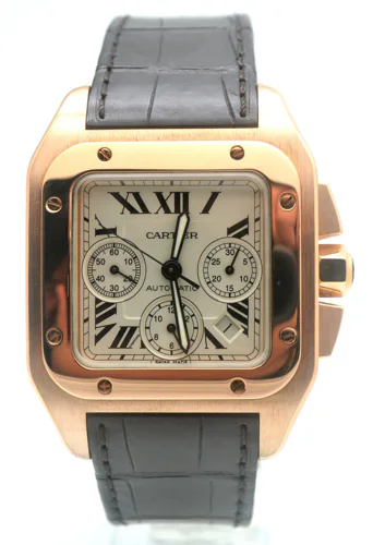 Cartier Santos 100 Rose Gold XL