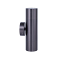 HV1075T-HV1077T - Tivah Solid Brass Graphite Coloured TRI Colour Up & Down Wall Pillar Lights