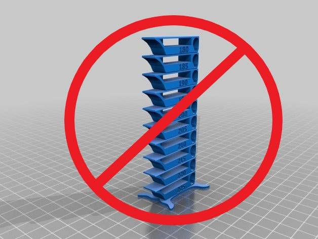 3D Printing Temperature Tower