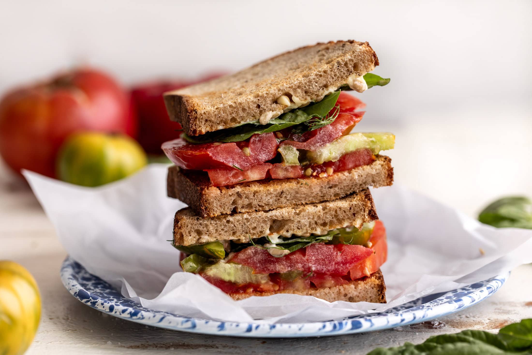 The BEST Simple Tomato Sandwich - Cooking with Cocktail Rings