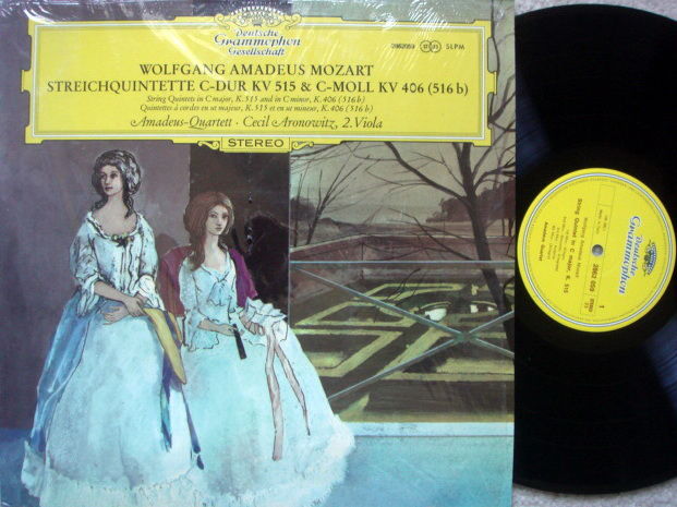 DGG / Mozart String Qunitets KV.515 & 406, - AMADEUS QU...