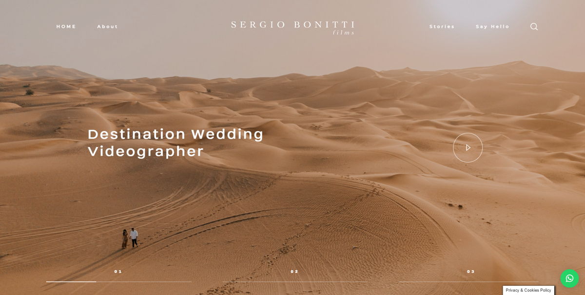 Screenshot of Sergio Bonitti, from the videography websites collection.