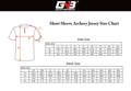 short sleeve archery jersey size chart