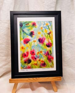 Kunsttrykk januarblomster A5