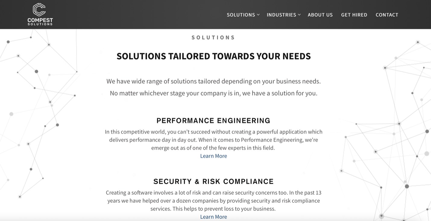 Compest Solutions product / service