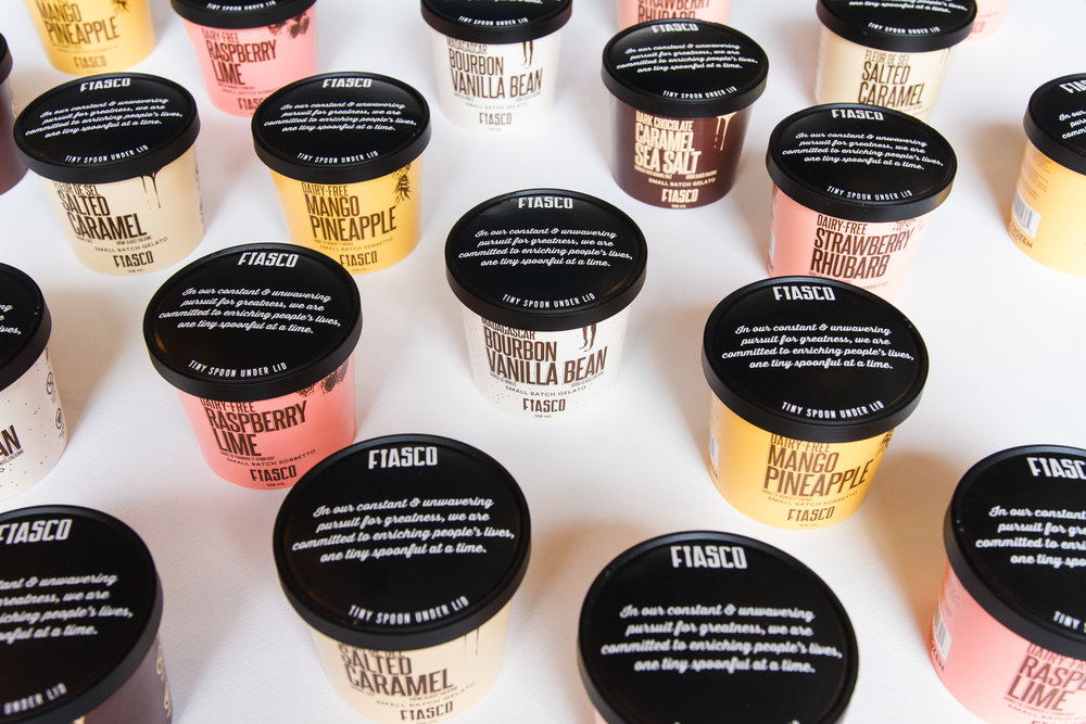 Get Your Gelato On the Go With Fiasco | Dieline - Design, Branding ...