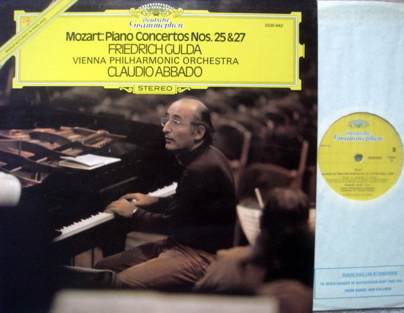 DG / GULDA-ABBADO, - Mozart Piano Concerto No.25 & 27, ...