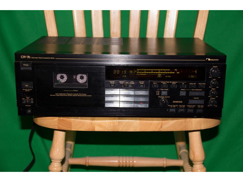 NAKAMICHI CR-7A, LEGENDARY CASSETTE DECK, THE LAST AND THE BEST OF THE BREED!