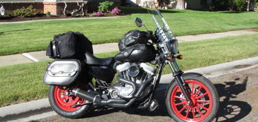 2006 HARLEY-DAVIDSON XL 883C SPORTSTER CUSTOM (BLACK) motorcycle for rent near Caldwell, ID