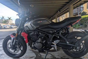 2023 TRIUMPH TRIDENT 660 motorcycle for rent near Costa Mesa, CA