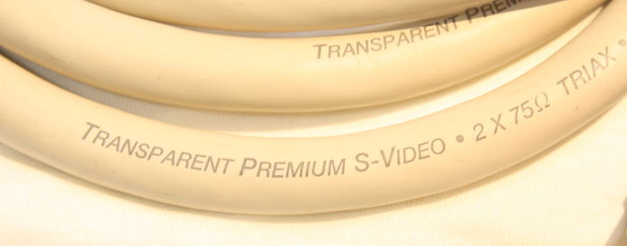 Transparent   Premium S-Video cable. 2m.