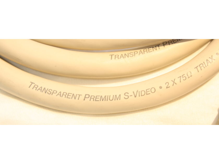 Transparent   Premium S-Video cable. 2m.