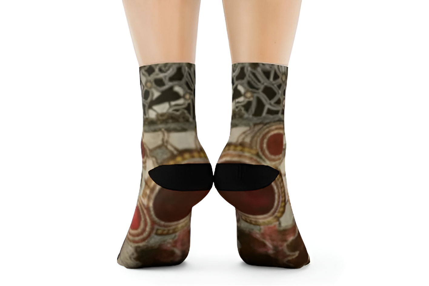 Bohemian Crew Socks, Colorful Patterned Knit, One Size feel comfort and style - Image 3