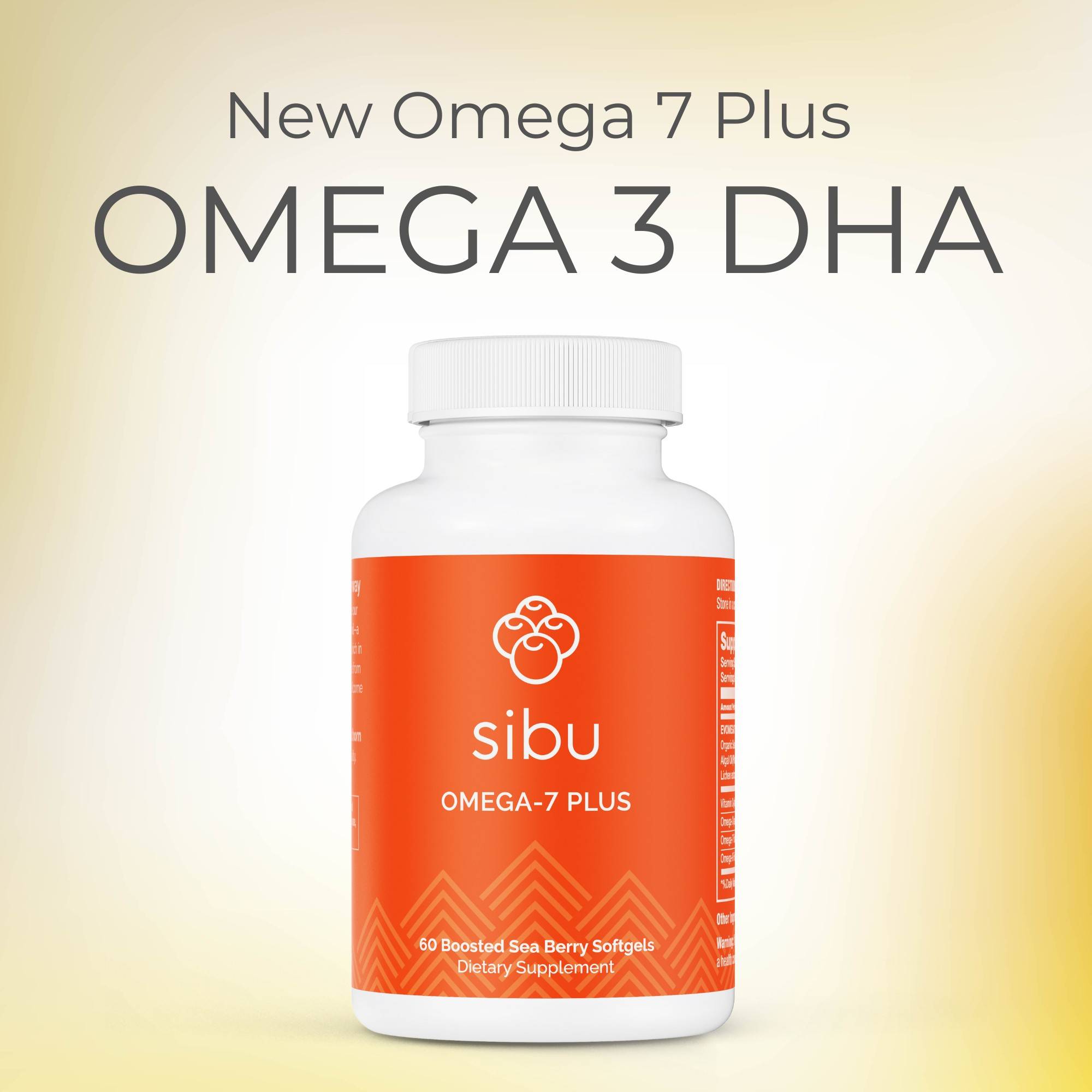 New Omega 7 Plus with Omega 3 DHA & Vitamin D3