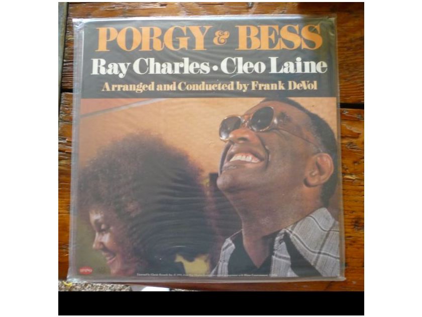 Ray Charles and Cleo Laine - Porgy & Bess  Classic Records original reissue 180G 1990's Sealed