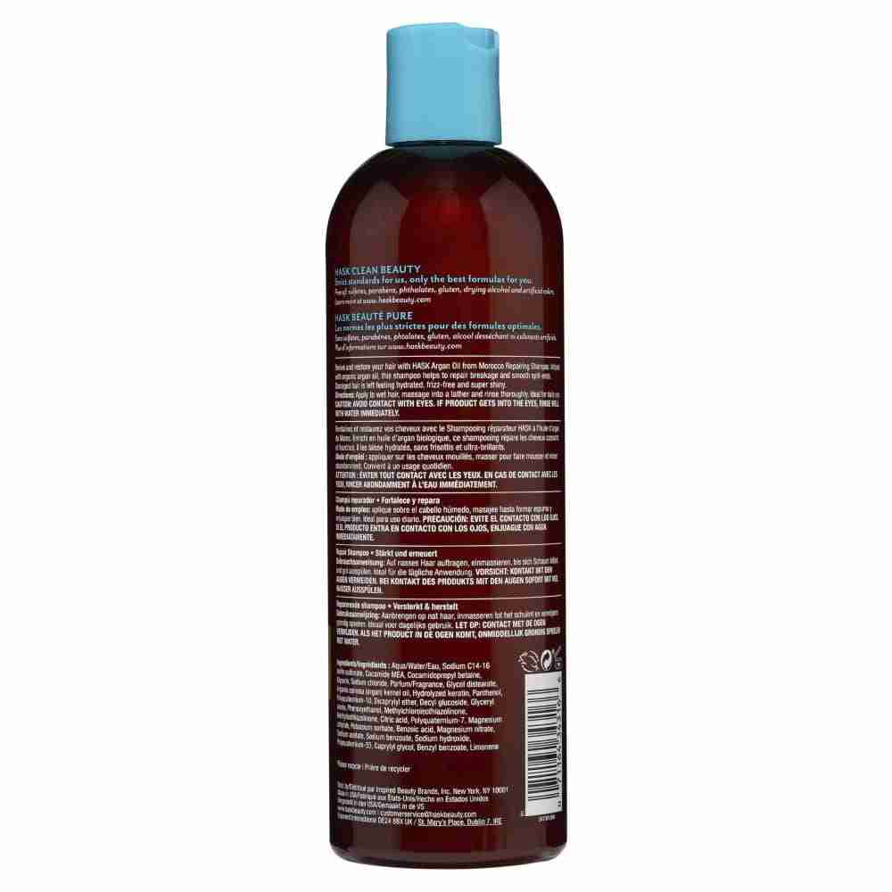 Hask Argan Oil Repairing Shampoo 355Ml - Image 3