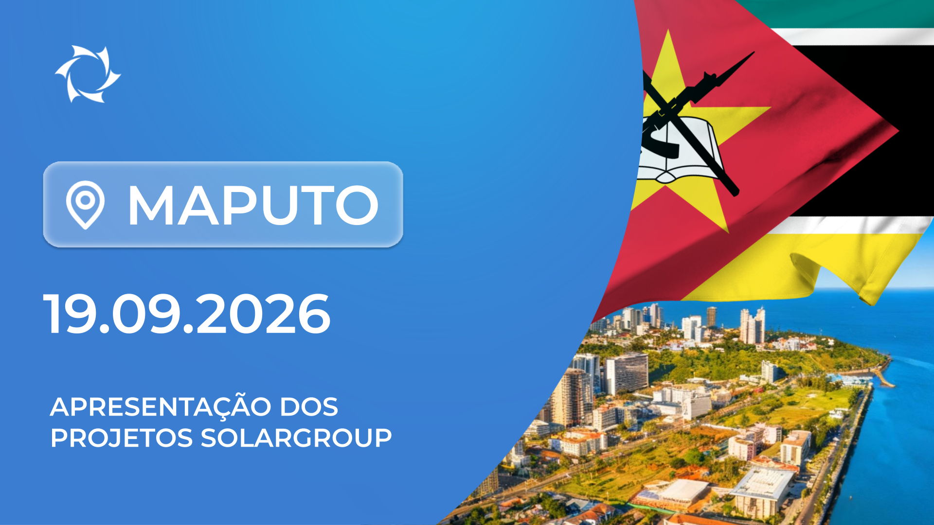 Apresentação de projetos inovadores da SOLARGROUP em Moçambique (Maputo)
