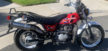 2018 SUZUKI VANVAN 200 (RV200L8) motorcycle for rent near Valencia, CA