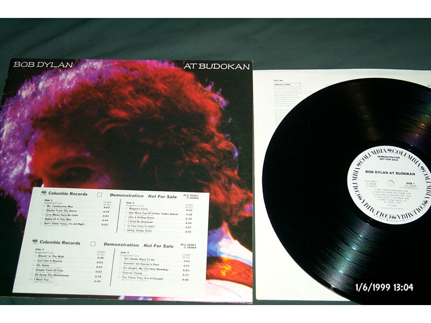 Bob Dylan - At Budokan 2 LP NM white label promo