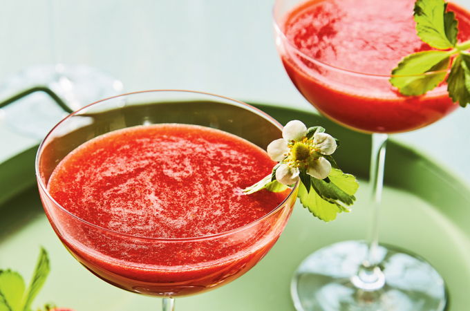 <i>L’Orléans</i> (Strawberry and Tarragon Cocktail)