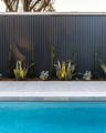 Poolside garden lighting at Westbourne SA home