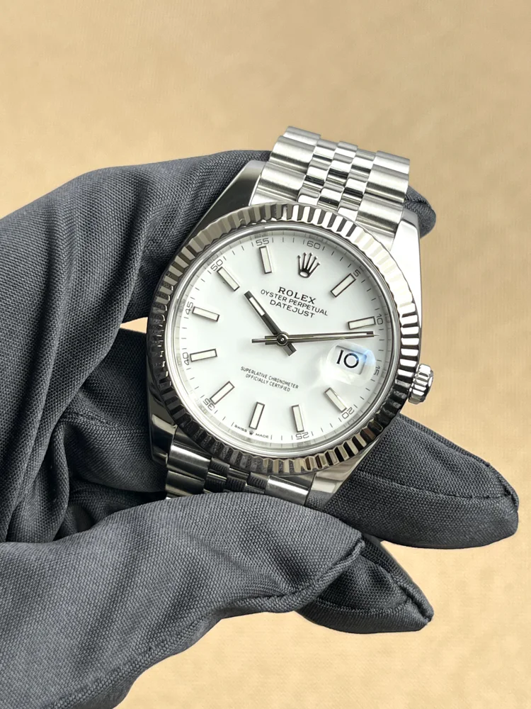 White Dial Jubilee Bracelet, image 1