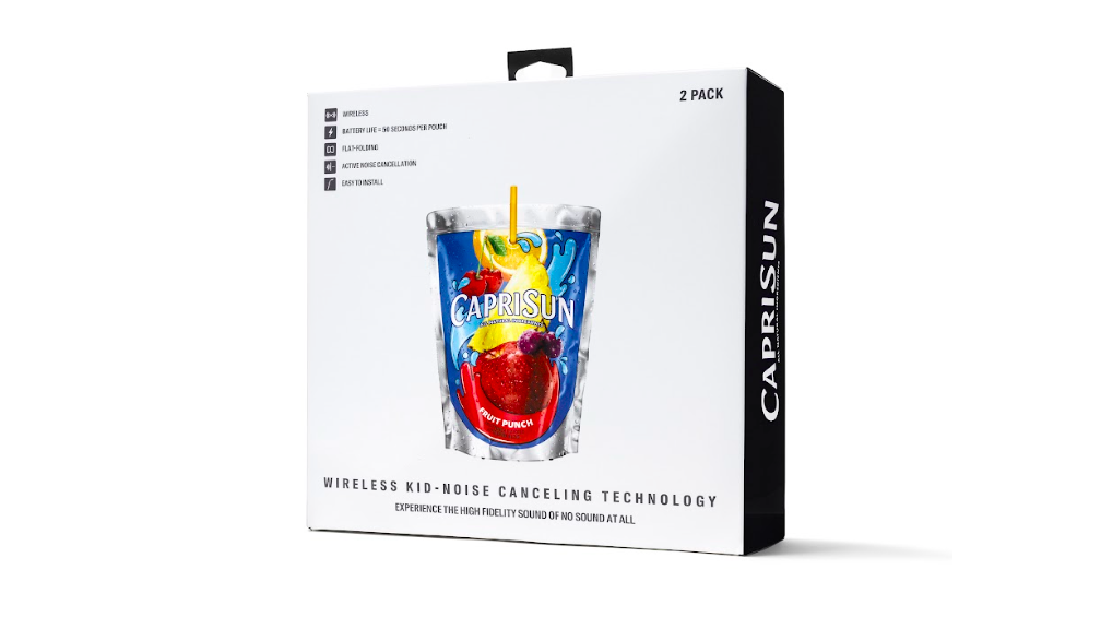 Capri Sun Offers ‘Kid Noise-Cancelling Juice Drink’ Packs To Add Calm To Back-To-School Season