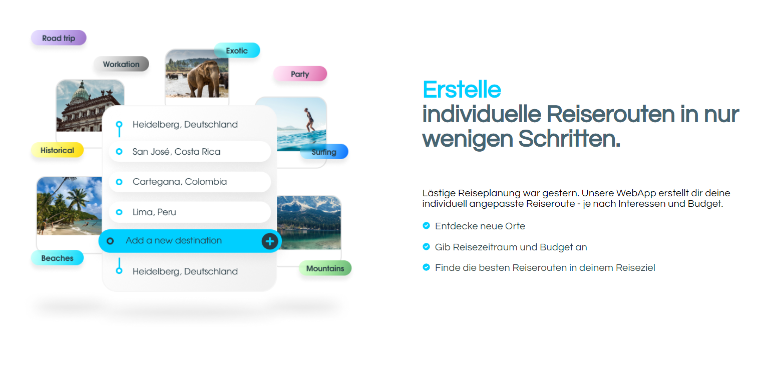 Backpackertrail product / service