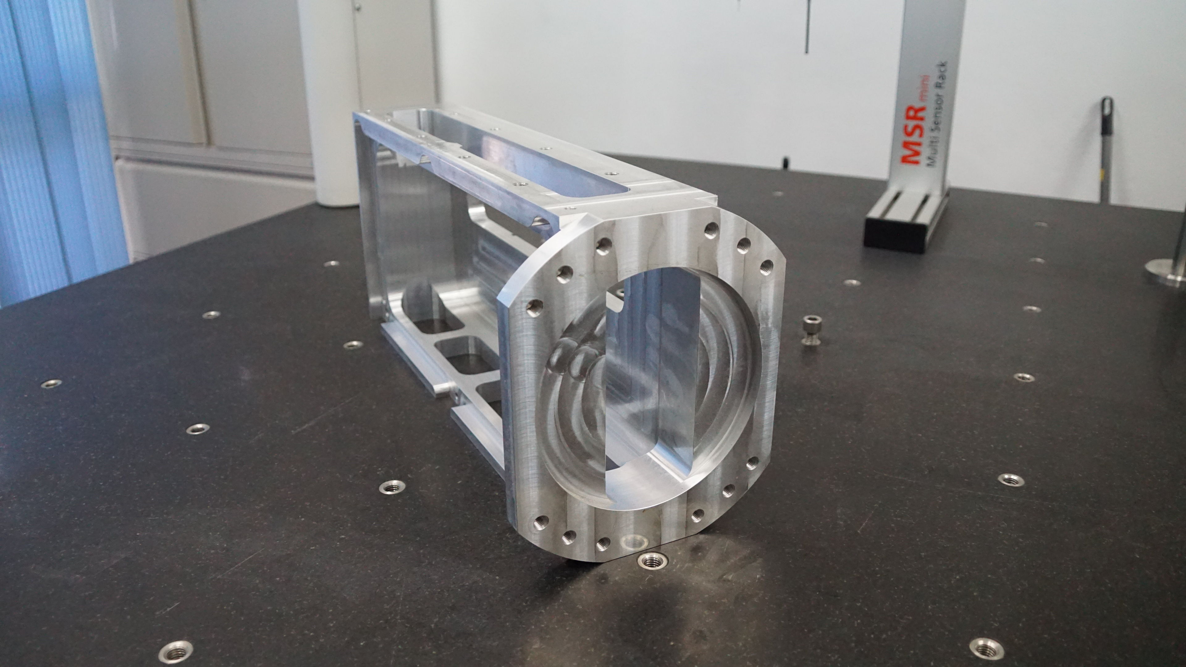 CNC milled part display