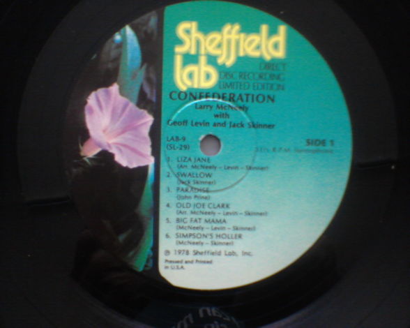 Larry McNeeley - SHEFFIELD LABS NM vinyl lp