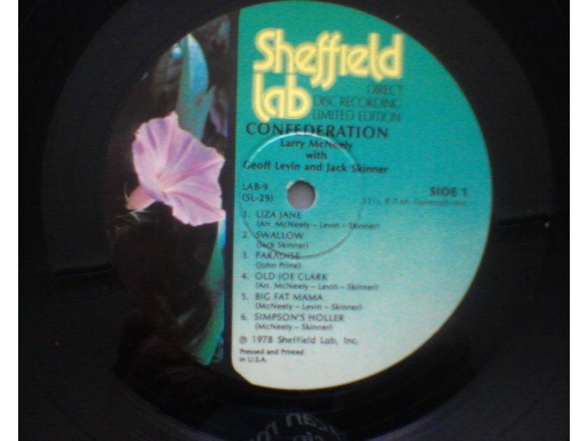 Larry McNeeley - SHEFFIELD LABS NM vinyl lp