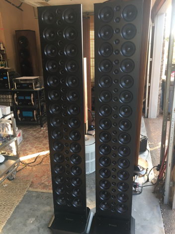 McIntosh XRT-29 Pair of Line Array Speakers in Red Cherry