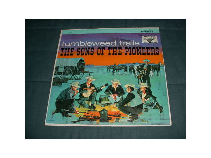 SEALED UNUSED THE SONS OF THE PIONEERS - tumbleweed trails lp record vocalion