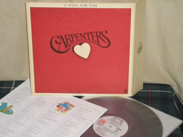 The Carpenters - A Song For You Promotion WL Promo A&M ...