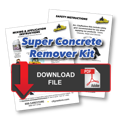Super Concrete Remover Kit Application Instructions