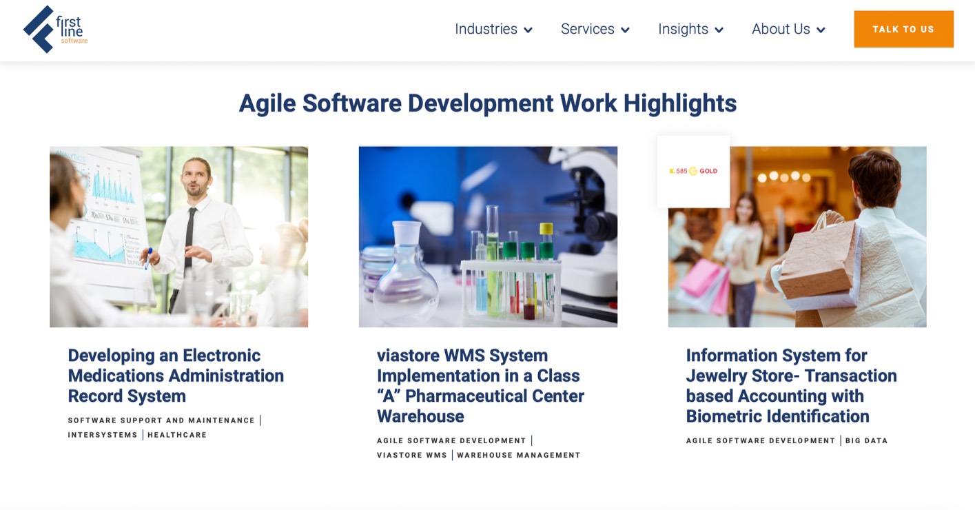 First Line Software product / service
