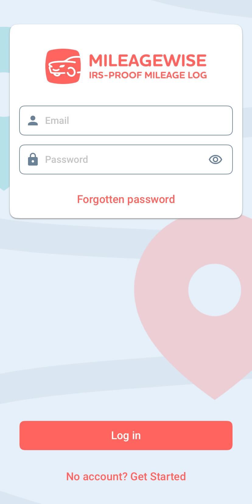 MileageWise login