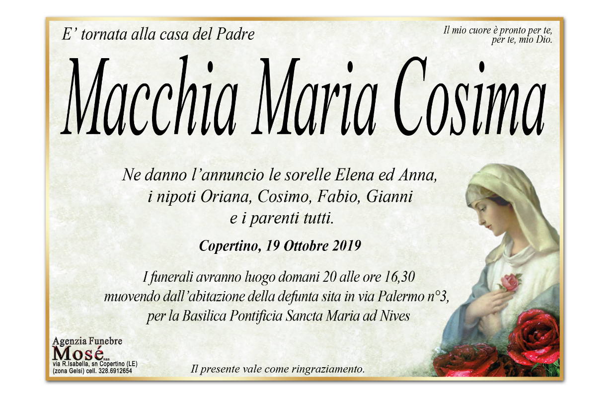 Maria Cosima Macchia