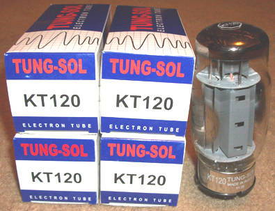 Tung Sol Tubes KT120 matched quads brand new