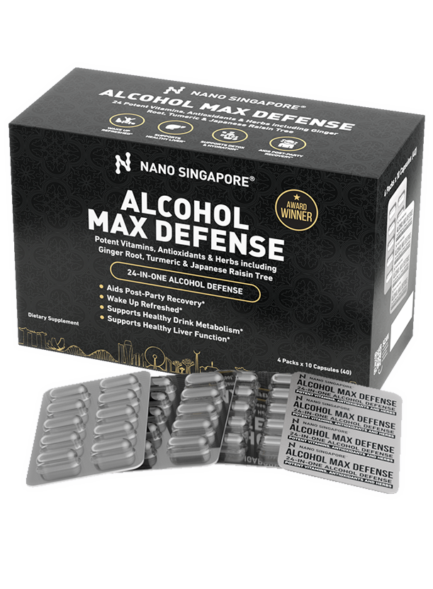 picture of alcohol max defense - the best anti hangover pill 
