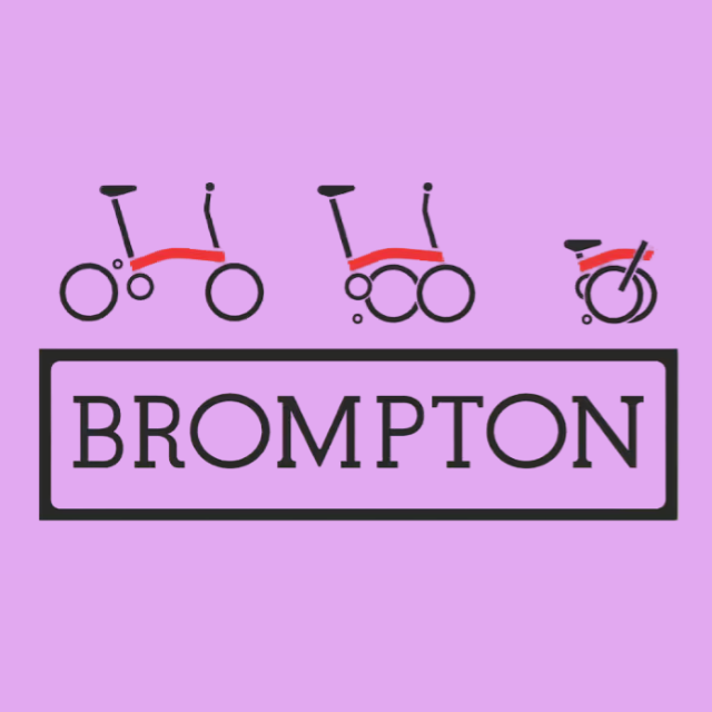 Brompton logo purple