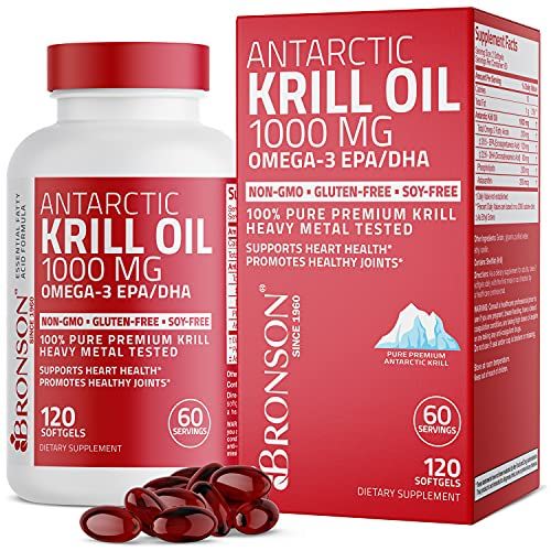 Antarctic Krill Oil (Double Strength) with Omega3s EPA, DHA and