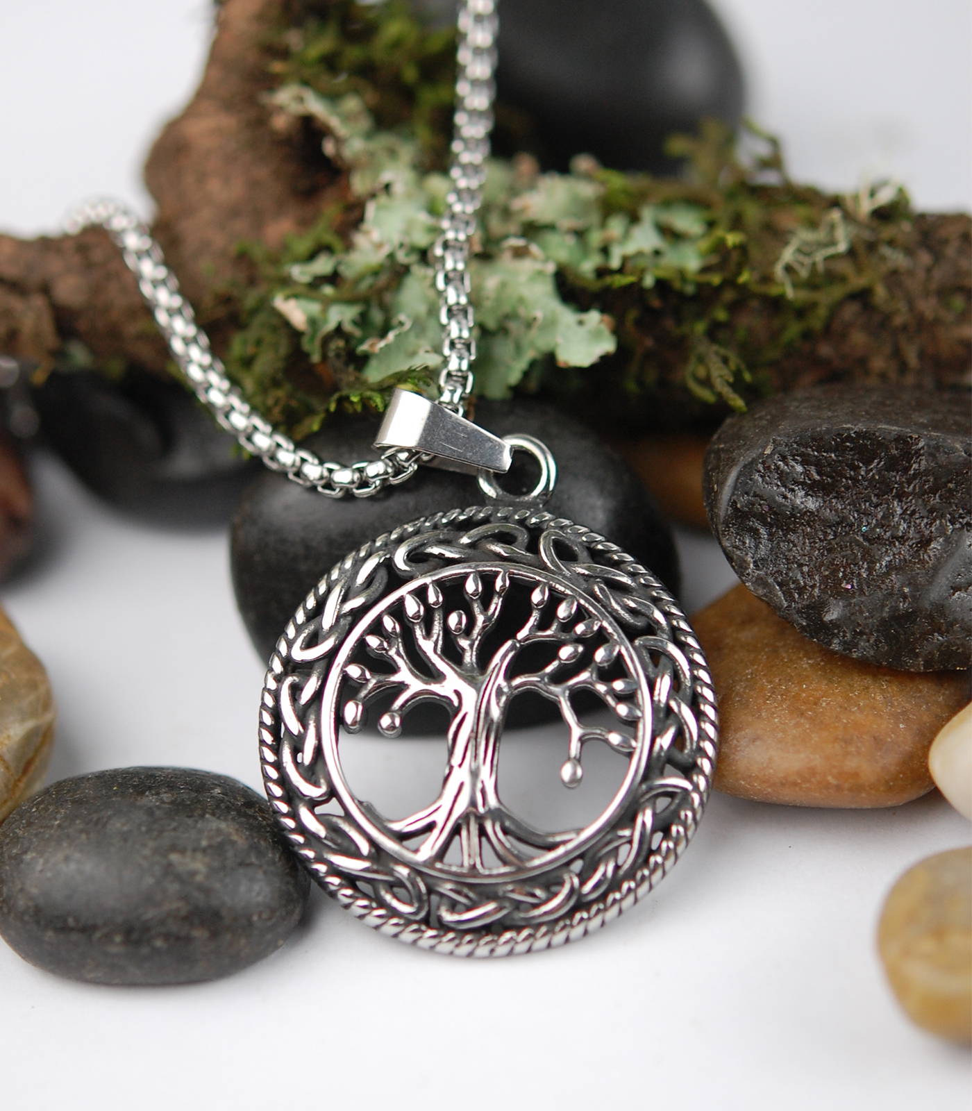 The Celtic Jewelry Studio Celtic Festival Online Tree of Life in Stainless Steel
