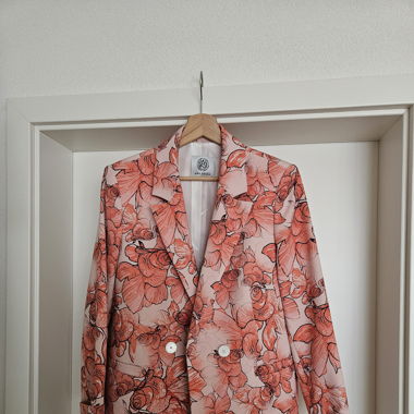 Blazer motif feuille/fleur Ana Sousa